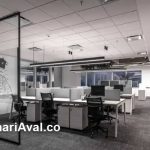 نوسازی ساختمان اداری در سعادت آباد