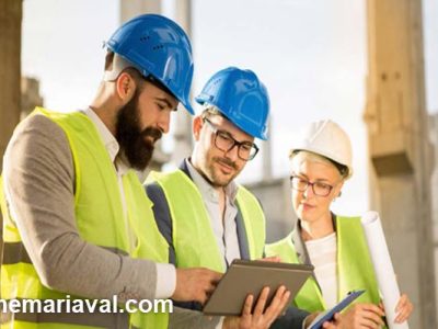 renovation-of-an-office-with-a-stylish-and-modern-design-memariaval.com بازسازی دفتر کار اداری با طراحی شیک و مدرن