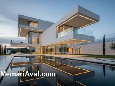طراحی-معماری-ساختمان-مسکونی-در-غرب-تهران طراحی معماری ساختمان مسکونی در غرب تهران